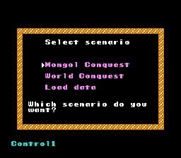 Genghis Khan screenshot 5 for NES